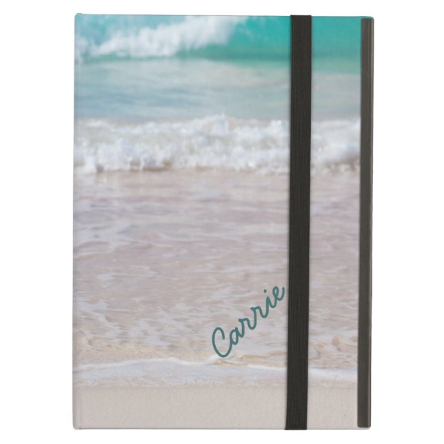 Capa Para iPad Air Caixa de ar iPad de foto de praia personalizada co (Frente fechado)