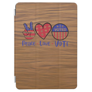Capa Para iPad Air Eleições nos EUA - Votação pelo Amor à Paz, Dia da