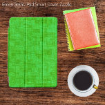 Capa Para iPad Air Gems verdes<br><div class="desc">Imagens digitalizadas,  desenhadas,  abstrato,  gráficos,  com um padrão texturizado em uma vívida sombra de verde-claro,  semelhante a Kelly Green.</div>