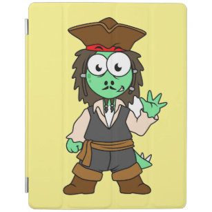 Capa Smart Para iPad Ilustração De Um Pirata De Estegossauro, Jack Spar