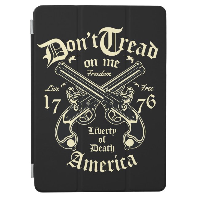 Capa Para iPad Air Liberdade de Morte EUA vive livre (Frente)