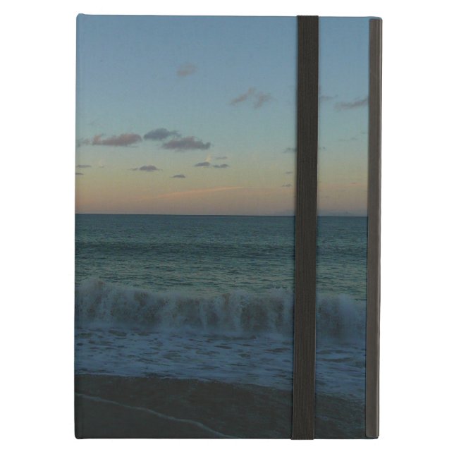 Capa Para iPad Air Ondas caindo na paisagem de Sunset Beach (Frente fechado)