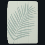 Capa Para iPad Air Palma Tropical Folha Verde<br><div class="desc">Ilustração Tropical Palm Leaf - Sage Green.</div>