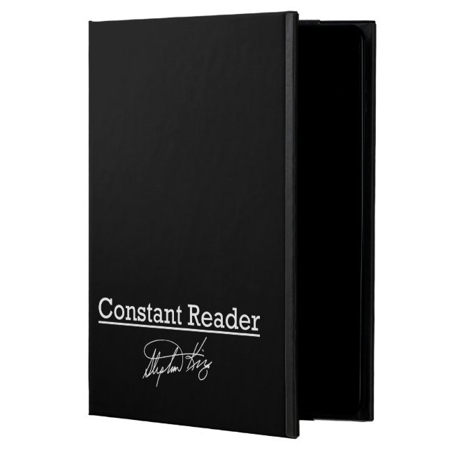 Capa Para iPad Air Stephen King, leitor constante (Frente)