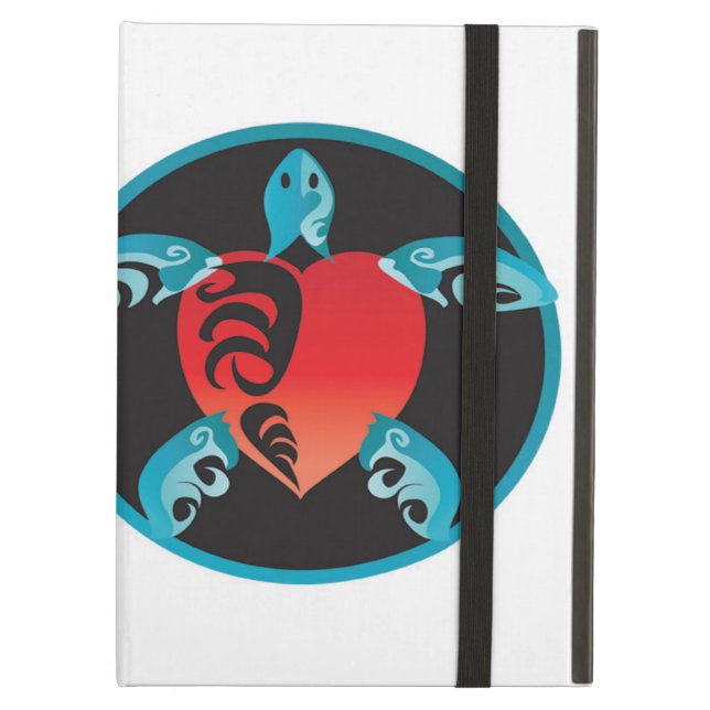 Capa Para iPad Air Tartaruga de mar verde de Havaí (Frente fechado)