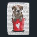 Capa Para iPad Mini Balde De Cachorro Do Amor Vermelho<br><div class="desc">Inspiração e feriados</div>