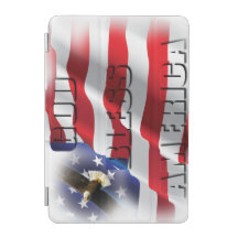 Bandeira Americana Deus Abençoe a América Patrióti