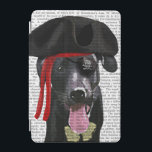 Capa Para iPad Mini Black Labrador Pirate<br><div class="desc">Pets</div>