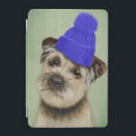 Capa Para iPad Mini Borda com capacete azul<br><div class="desc">Pets</div>