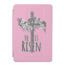 Caderno Espiral Floral Cruz Ele Ressuscitou