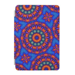 Capa Para iPad Mini Caleidoscópio azul claro