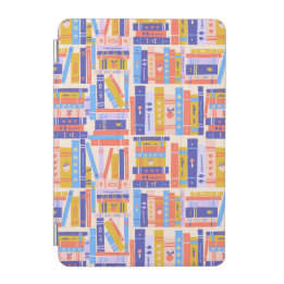 Capa Para iPad Mini Capa de iPad – Padrão de Livros Coloridos – Presen