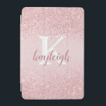 Capa Para iPad Mini Chic Girly Rosa Glitter Dourado Nome do Sparkle Mo<br><div class="desc">Rosa de glitter ombre glam design moderno, giro, com glitter glitter, com monograma e nome de script manuscrito com brilho extra no nome. ALTERAÇÕES: Você pode alterar o estilo, tamanho, cor ou posicionamento da fonte de texto ou escolher uma cor de fundo diferente para uma aparência exclusiva personalizada clicando em...</div>
