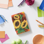 Capa Para iPad Mini Cobertura de ar iPad Sunflower<br><div class="desc">Lindos três girassóis capas de ar no iPad</div>