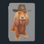 Capa Para iPad Mini Cocker Spaniel Cowboy<br><div class="desc">Pets</div>