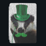 Capa Para iPad Mini Crachá com chapéu verde e bigode<br><div class="desc">Animais e Natureza</div>