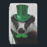 Capa Para iPad Mini Crachá com chapéu verde e bigode<br><div class="desc">Animais e Natureza</div>