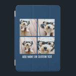 Capa Para iPad Mini Crie o seu próprio Marinho de Colagem de Fotografi<br><div class="desc">Use quatro fotos quadradas para criar um presente exclusivo e pessoal. Ou você pode ficar com o filhote hipster e fazer uma moda. Se precisar ajustar as fotos,  clique na ferramenta personalizar para fazer alterações.</div>