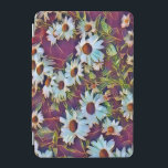 CAPA PARA iPad MINI DAISES<br><div class="desc">Um bonito design de arte de flores margaridas brancas.</div>