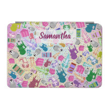 Exemplo de iPad do Nome Personalizado das Escadas