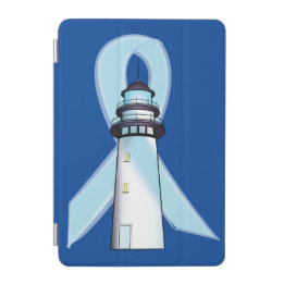 Capa Para iPad Mini Farol azul da fita da consciência da esperança