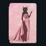 Capa Para iPad Mini Glamor Cat em rosa<br><div class="desc">Moda & Figurativa</div>