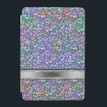 Capa Para iPad Mini Glitter E Grelhas De Tonalidade Roxa Coloridas<br><div class="desc">Brilhante colorido de cor púrpura e brilho. Sotaques pretos. Monograma personalizável. Se precisar de ajuda para personalizar,  mudar de cor ou qualquer outra coisa para qualquer um dos meus designs,  entre em contato com o designer do ArtOnWear. Formatação de texto livre com ajuda ao vivo disponível por solicitação.</div>