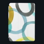 Capa Para iPad Mini Intertravando Círculos Amarelo e Azul<br><div class="desc">Um impressão simples de interligar círculos amarelos e azuis por Megan Meagher. O fundo branco deixa as cores dos círculos pop. Compre o seu hoje!</div>