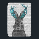Capa Para iPad Mini Jackalope com Turquoise Antlers<br><div class="desc">Animais e Natureza</div>