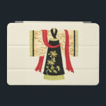 Capa Para iPad Mini Kimono japonês tradicional com Impressão floral<br><div class="desc">Nancy Slocum criou esta charmosa impressão de um tradicional Kimono japonês com uma faixa vermelha profunda. O fundo do quimono é preto com um adorável impressão floral. Dê isto como presente,  ou compre-o para si mesmo!</div>