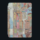 Capa Para iPad Mini Mapa moderno de Nova Iorque III<br><div class="desc">Um mapa moderno de Nova Iorque em cores brilhantes e vibrantes. Artista: Nikki Galapon</div>