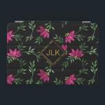 Capa Para iPad Mini Monograma Vitorino Rosa Brilhante<br><div class="desc">capa de ipad pronta para personalização. ✔ NOTA: APENAS MUDE AS ÁREAS MODELO NECESSÁRIAS! 😀 Se necessário, você pode remover o texto e começar a adicionar o texto e a fonte que quiser. 📌 Se você precisar de mais personalização, clique no botão "Clique para personalizar mais" ou "Personalizar ou Editar...</div>