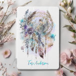 Capa Para iPad Mini Mystical Dreamcatcher Fairy<br><div class="desc">Essa capa de ipad mística tem um encantador apanhador de sonhos com uma adorável fada, flores, penas e folhagem delicada. Personalizado com o seu nome, este caso mágico tem certamente uma vibração calmante para o seu iPad. Você pode alterar a fonte e a cor do texto, se desejar, clicando em...</div>