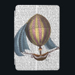 Capa Para iPad Mini Navio aéreo com velas azuis<br><div class="desc">Transporte e Viagem</div>