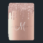 Capa Para iPad Mini Nome manuscrito Monograma de brilho metálico Doura<br><div class="desc">A design é uma foto e as capas não são feitas com brilho, sequências, metais ou madeiras. Esse design também está disponível em outros modelos. Você também pode transferir este design para outro produto. Não foi utilizada nenhuma lente real para fabricar este produto. Este design pode ser personalizado na área...</div>