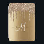 Capa Para iPad Mini Nome manuscrito: Monograma Dourado de brilho metál<br><div class="desc">A design é uma foto e as capas não são feitas com brilho, sequências, metais ou madeiras. Esse design também está disponível em outros modelos. Você também pode transferir este design para outro produto. Não foi utilizada nenhuma lente real para fabricar este produto. Este design pode ser personalizado na área...</div>