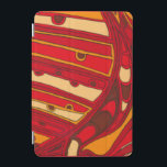 Capa Para iPad Mini Painéis laranja abstrato<br><div class="desc">Um sonho surrealista,  esses painéis cor-de-laranja-abstrato parecem cera derretida fluindo através de uma canvas. Uma criação da Jennifer Goldberger,  este trabalho é incrível no seu uso imaginativo de cores e linhas. Escolha o seu hoje!</div>