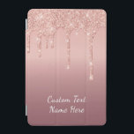 Capa Para iPad Mini Presente de Nome de Texto Personalizado da Falha d<br><div class="desc">capas de ipad com Rosa de Texto Personalizado com Unidades de Miniatura de Brilho Dourado Coloridas Rosa Casamento ou Suprimentos de Partido / Presente - Adicione Seu Texto / Nome Único ou Remova Texto - Torne Sua Oferta Especial do capas de ipad - Redimensione e mova ou remova e adicione...</div>