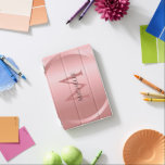 Capa Para iPad Mini Rosegold Elegant Monogrammed Modelo moderno<br><div class="desc">Cobrir inteligente Modelo iPad moderno monograma Elegante rosegold.</div>