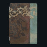 Capa Para iPad Mini Tapeçaria por abstrato Damask por Jennifer Goldber<br><div class="desc">Castanho combate a turquesa nesta impressão de tapeçaria abstrato por Jennifer Goldberger. Os padrões sutis dão o movimento da peça. Confira!</div>