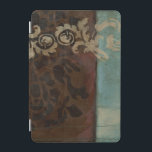 Capa Para iPad Mini Tapeçaria por abstrato Damask por Jennifer Goldber<br><div class="desc">Castanho combate a turquesa nesta impressão de tapeçaria abstrato por Jennifer Goldberger. Os padrões sutis dão o movimento da peça. Confira!</div>