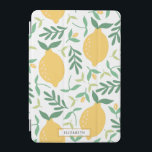 Capa Para iPad Mini Teste padrão do impressão do limão da aguarela do<br><div class="desc">Este capa de ipad na moda caracterizam um excelente do teste padrão do limão da aguarela por horas de verão ou feliz de volta às impressões da escola. O clique "personaliza" para adicionar seu nome ou texto. Clique o "clique para personalizar mais" ao estilo, ao tamanho ou à cor de...</div>