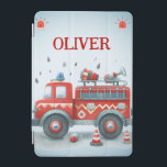 Capa Para iPad Mini Vermelho e Cinza Cachorro<br><div class="desc">Carro-carro-piloto de cinza,  vermelho e vermelho,  personalizado</div>
