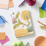 Capa Para iPad Pro Abbey Floral Azulejos - Flores Amarelas<br><div class="desc">Abbey Floral Azulejos III por June Erica Vess. Apresenta flores amarelas muito próximas em um design padrão.</div>