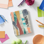 Capa Para iPad Pro Borda colorida II<br><div class="desc">Borda Colorido II por Jennifer Goldberger. Várias cores e texturas são usadas para criar esta peça única de arte.| 158274FN</div>