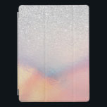 Capa Para iPad Pro Gradiente Holográfico Iridescente da Lata de Prata<br><div class="desc">Este design elegante e chic é perfeito para a moça da moda e na moda. Ele apresenta falso brilho prateado impresso com cor-de-rosa, pêssego, azul e design de gradiente holográfico olográfico roxo e iridescente. É moderno, legal, único, glamouroso e original. ***NOTA DE DESIGN IMPORTANTE: Para qualquer solicitação de design personalizada,...</div>
