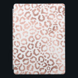 Capa Para iPad Pro Impressão Animal Leopard Cheetah, Rosa Chic<br><div class="desc">Este design elegante e chic é perfeito para a moderna moda. Ele apresenta uma impressão falsa rosa dourada desenhada à mão de leopardo/chita safari em um simples fundo branco. É bonito, fofo e moda! ***NOTA DE DESIGN IMPORTANTE: Para qualquer solicitação de design personalizada, como solicitações de correspondência de produtos, alterações...</div>