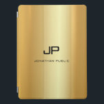 Capa Para iPad Pro Tendência Moderna Elegante para Modelo Monograma D<br><div class="desc">Cobrir Faux Dourado Monograma Elegante de Tendy Modern iPad Pro,  capas de ipad e Cobrir.</div>