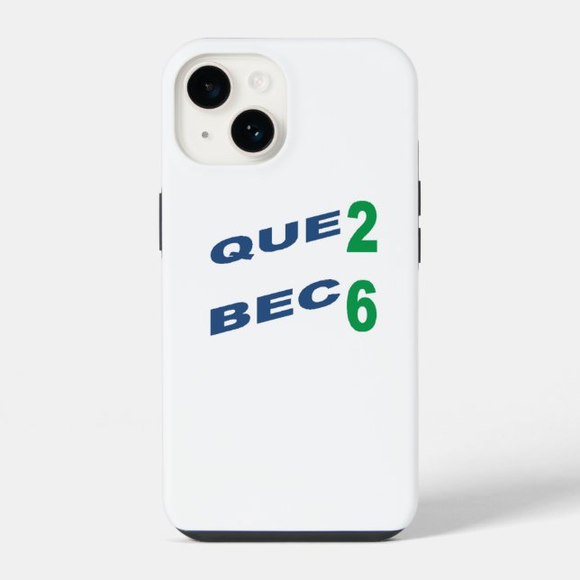 Capa para iPhone14  DESIGN  QUEBEC 26 (Verso)
