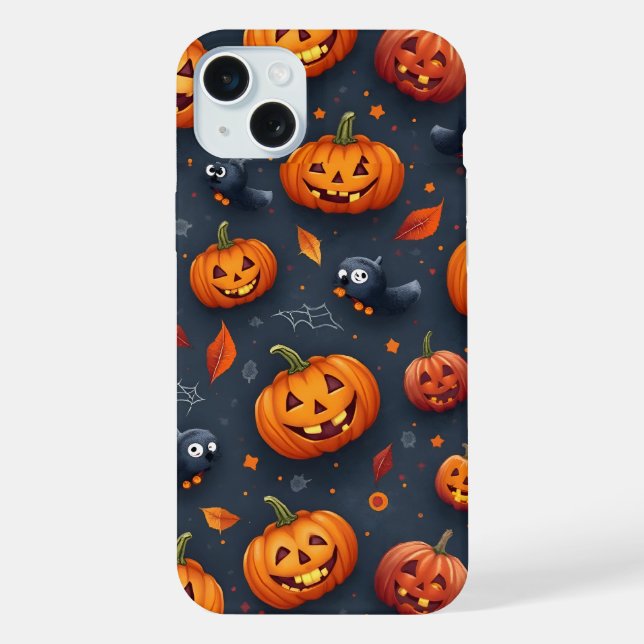 Capa para iPhone15 Plus com tema de Halloween (Verso)